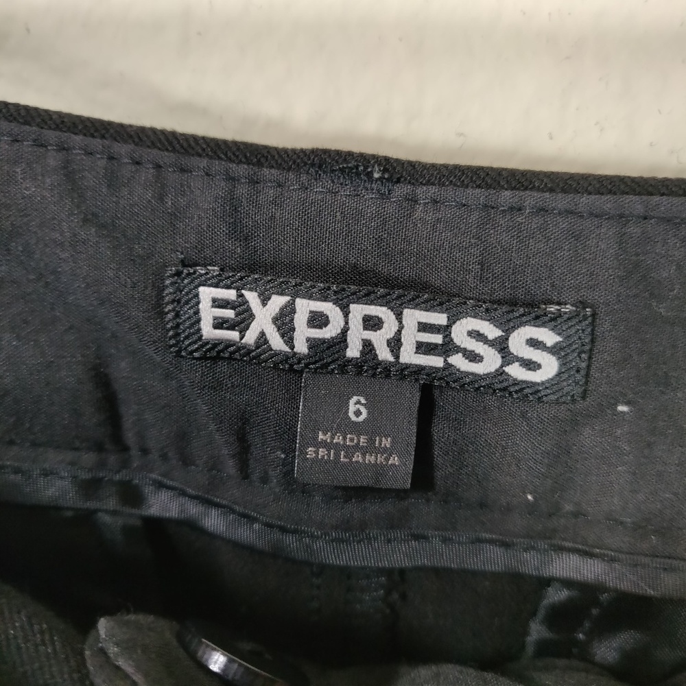 EXPRESS Black Pencil Mini Skirt - Picture 2 of 5